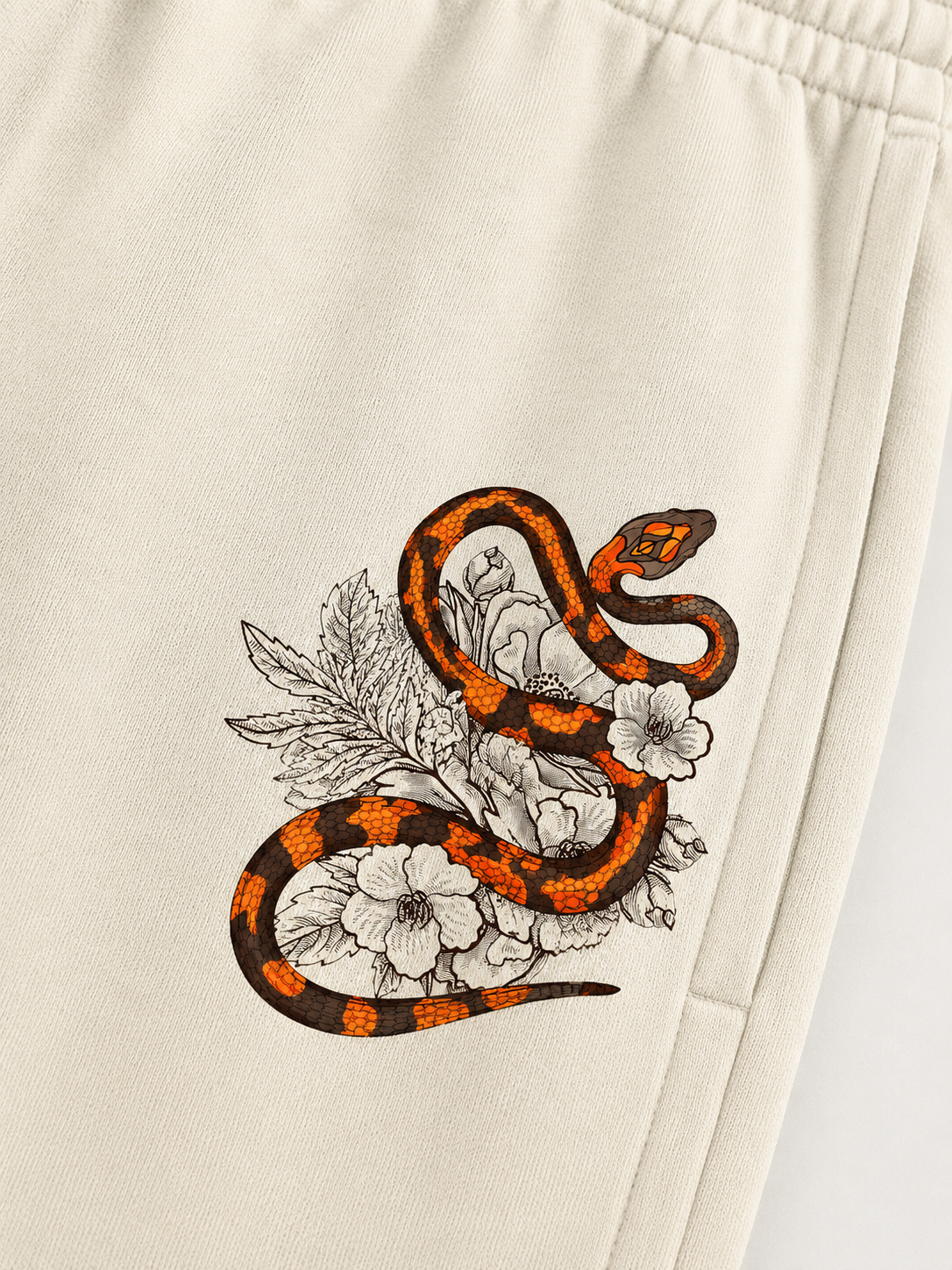 Coiled Serpent Unisex Sweatpants