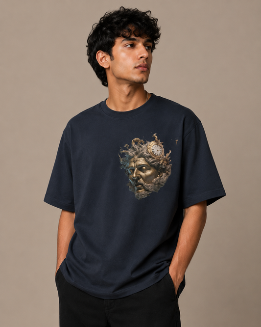 Fading Clock Unisex Oversized T-Shirt
