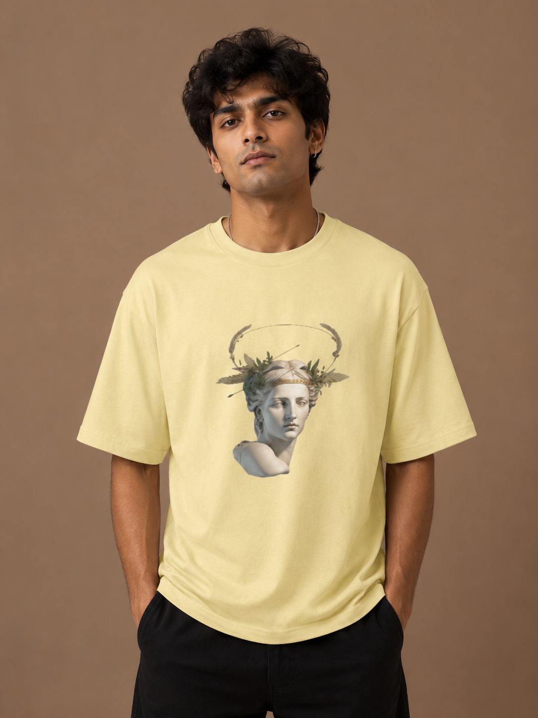 Hymn Greek Unisex Oversized T-Shirt