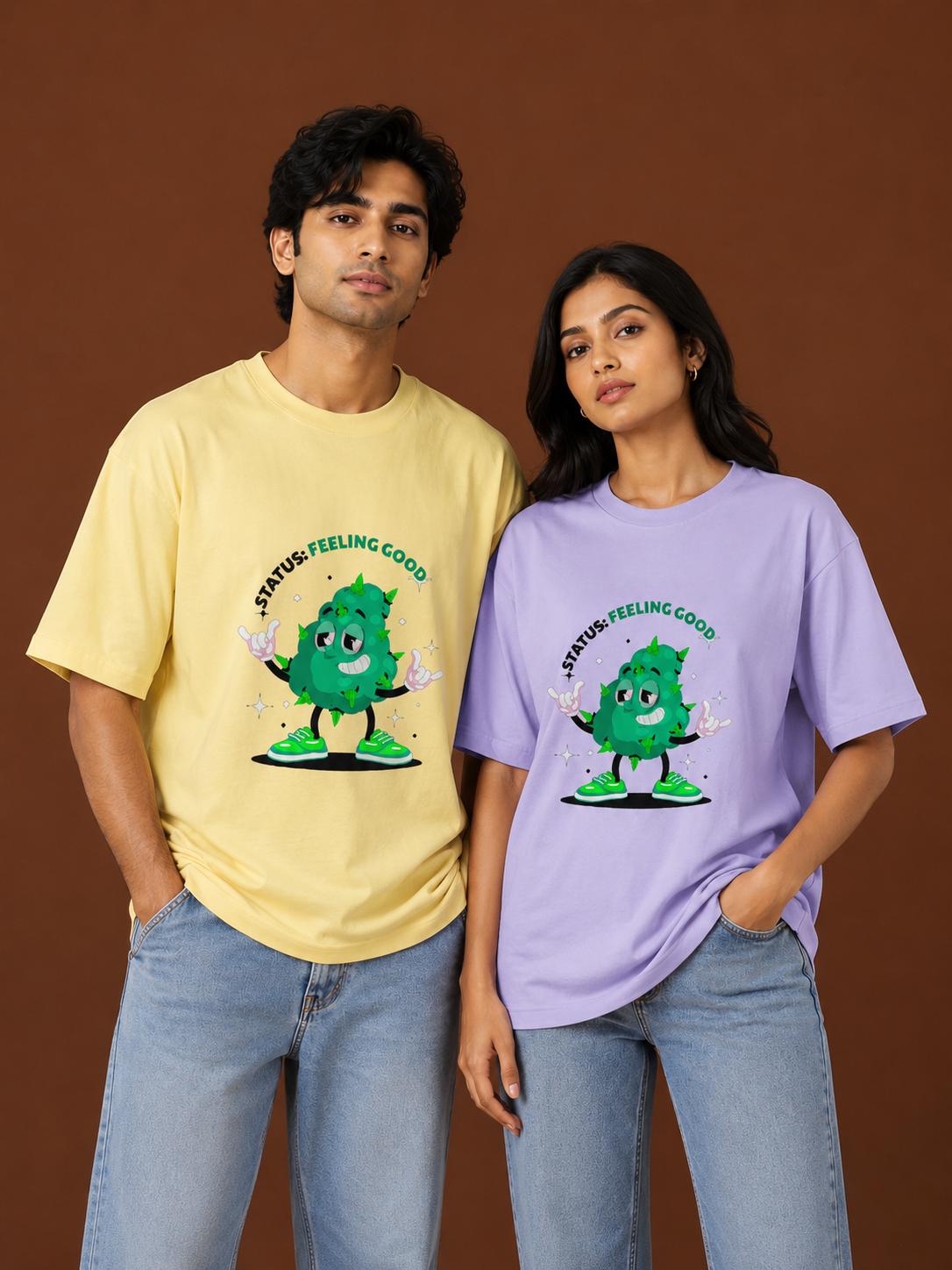 Feeling Good Hemp Unisex Oversized T-Shirt