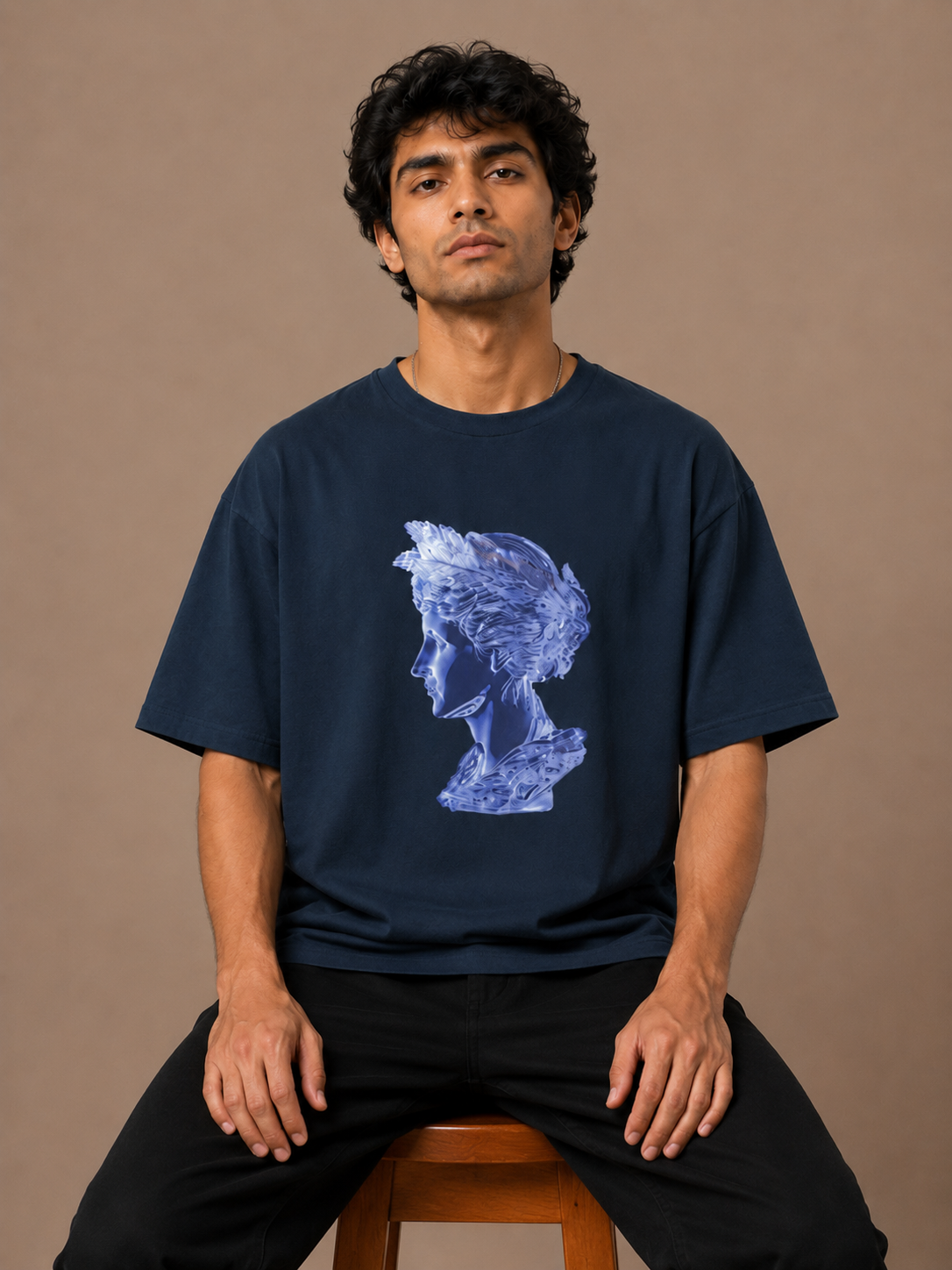 Greek Glass Unisex Oversized T-Shirt