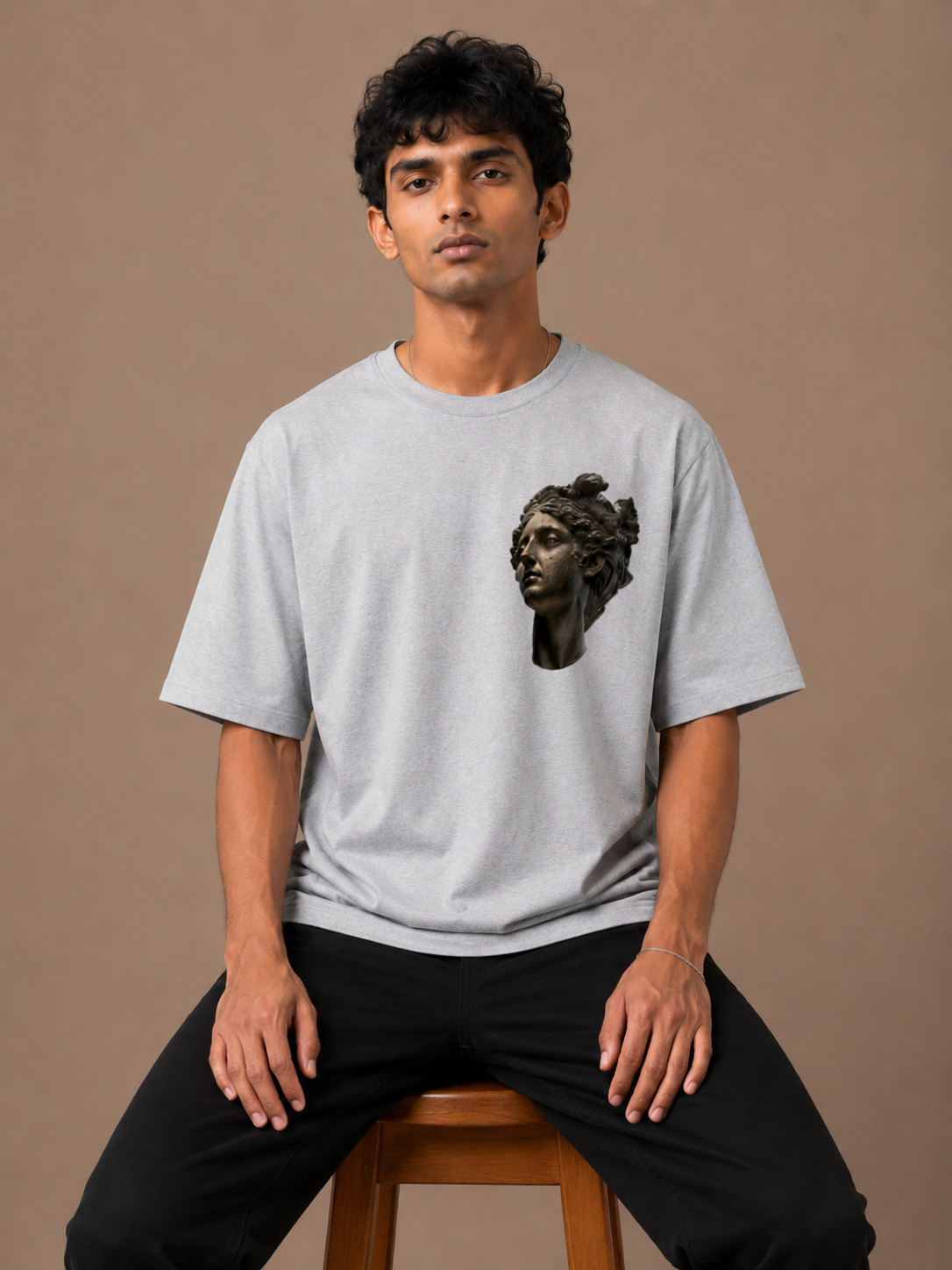Greek Punk Unisex Oversized T-Shirt