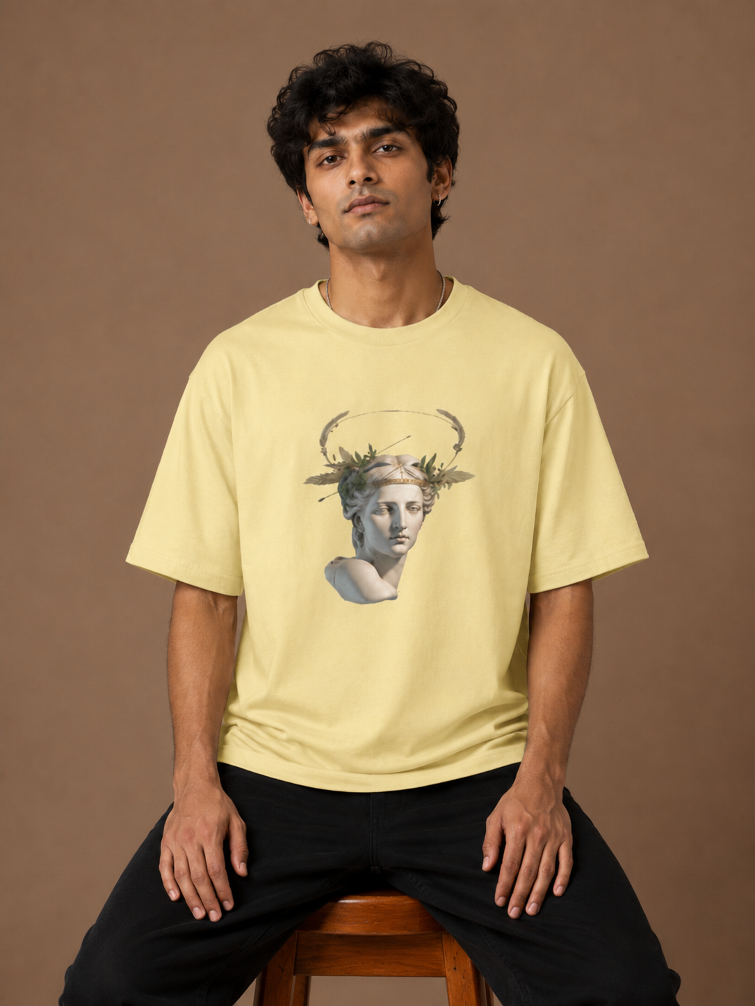 Hymn Greek Unisex Oversized T-Shirt