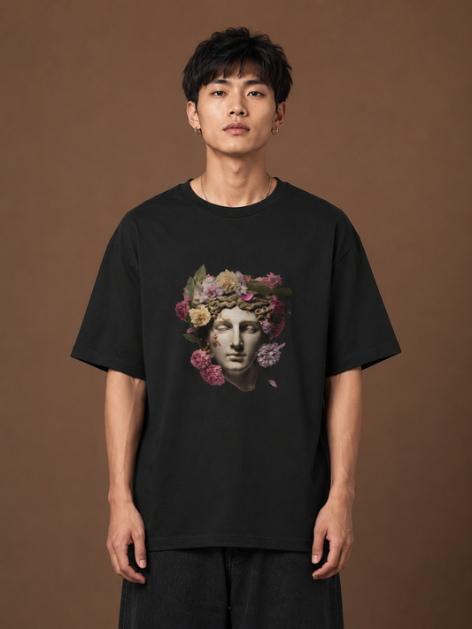 Flora Greek Unisex Oversized T-Shirt
